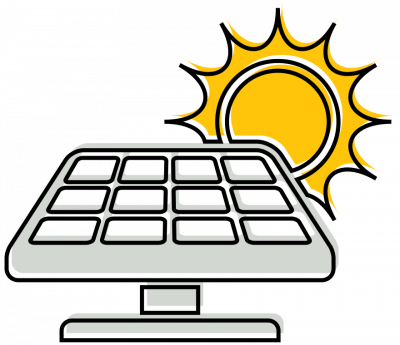 66403 solar line art